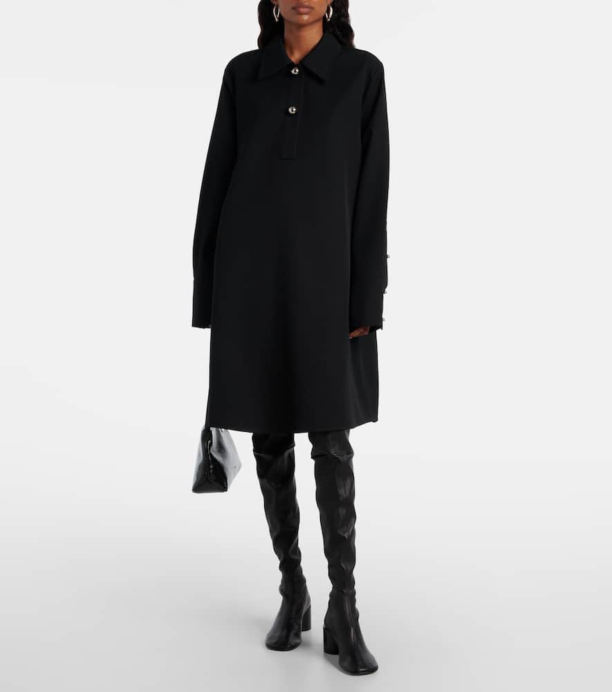 Jil Sander Leather Over-the-knee Boots In Black