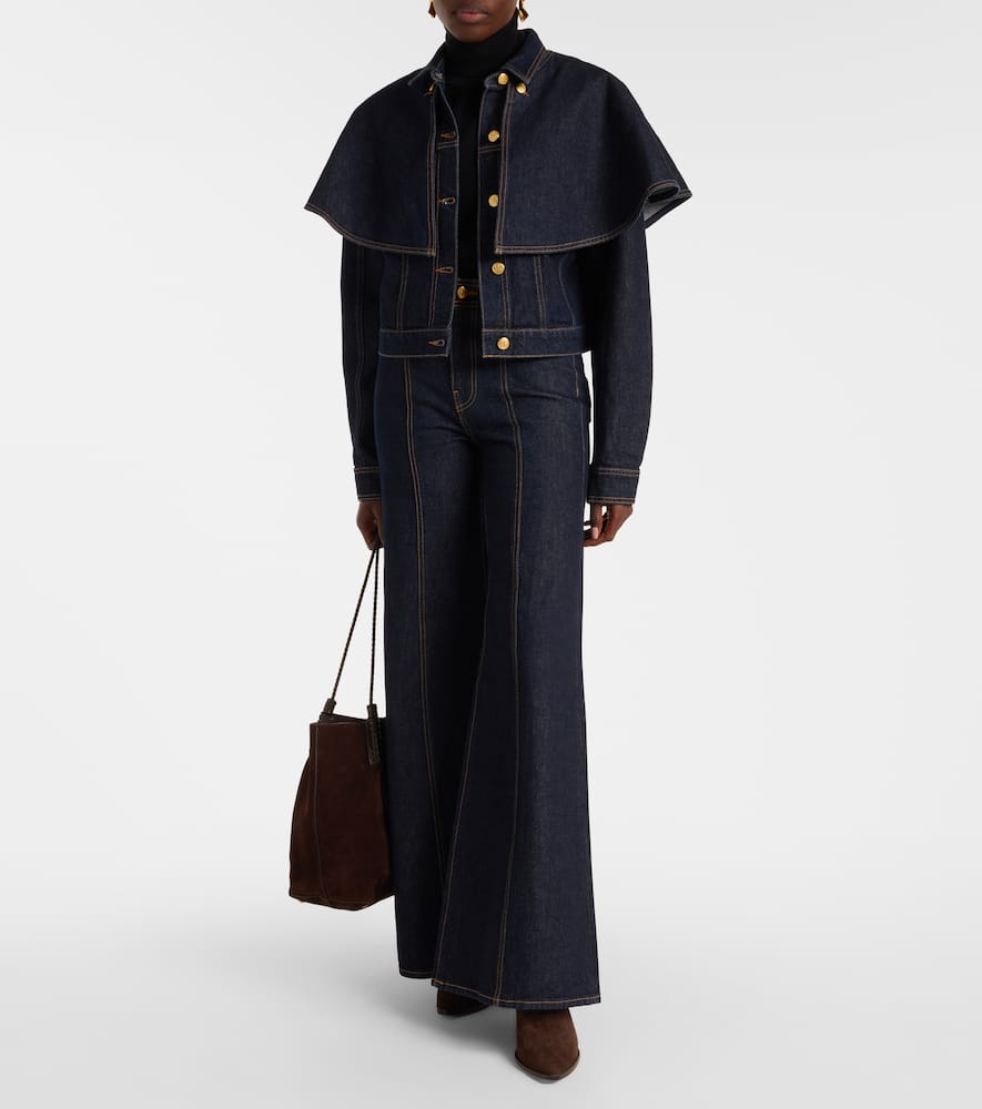 Ulla Johnson Delphine Wide-leg Jeans In Blue
