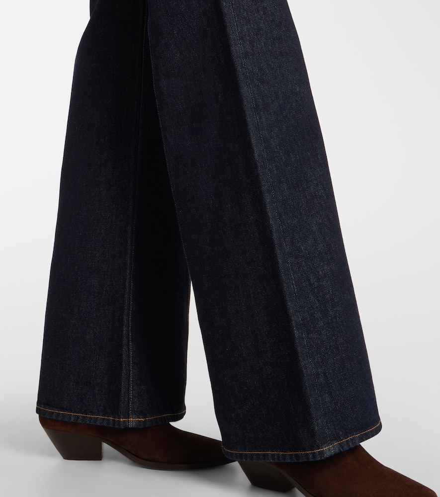 Ulla Johnson Delphine Wide-leg Jeans In Blue