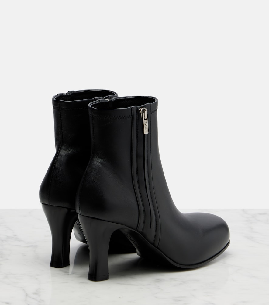  Loewe Loewe Bobine 90 Leather Ankle Boots 