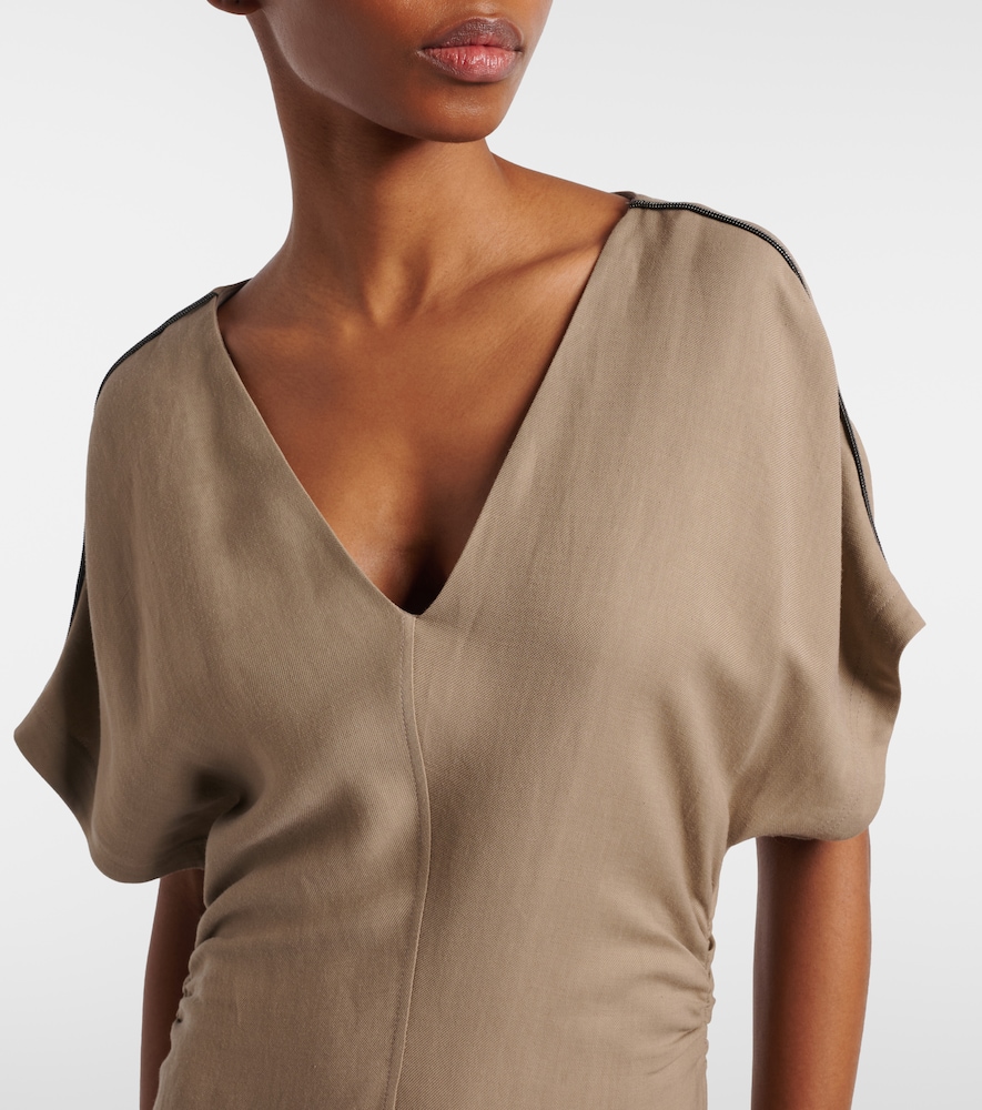  Brunello Cucinelli Brunello Cucinelli Midikleid Monili 