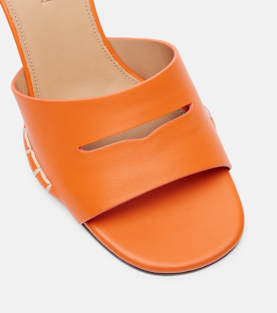 Jw Anderson Jw Anderson Loafer Leather Mules 
