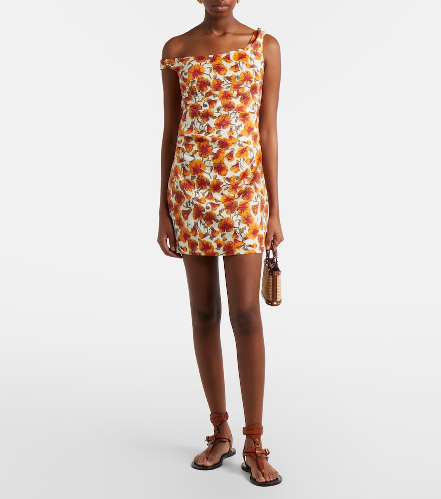  Sir Sir Jara Floral Linen Minidress 