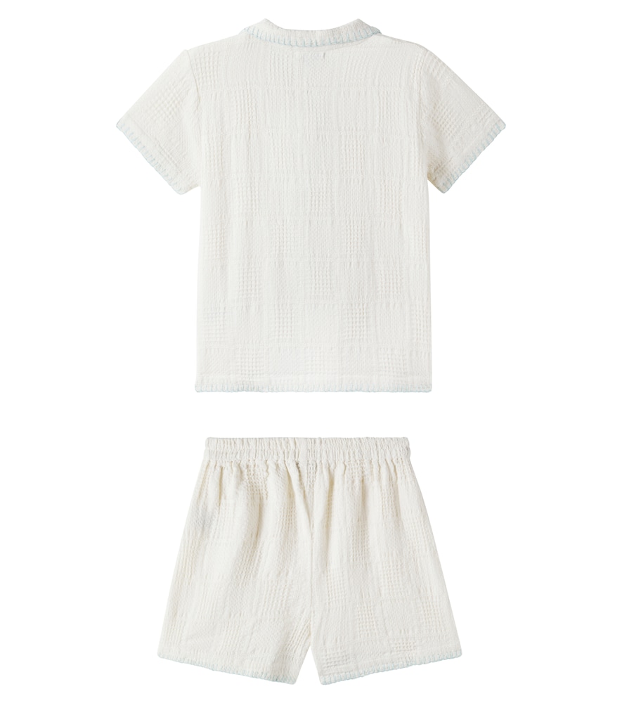  Bebe Organic Bebe Organic Cotton Shirt And Shorts Set 