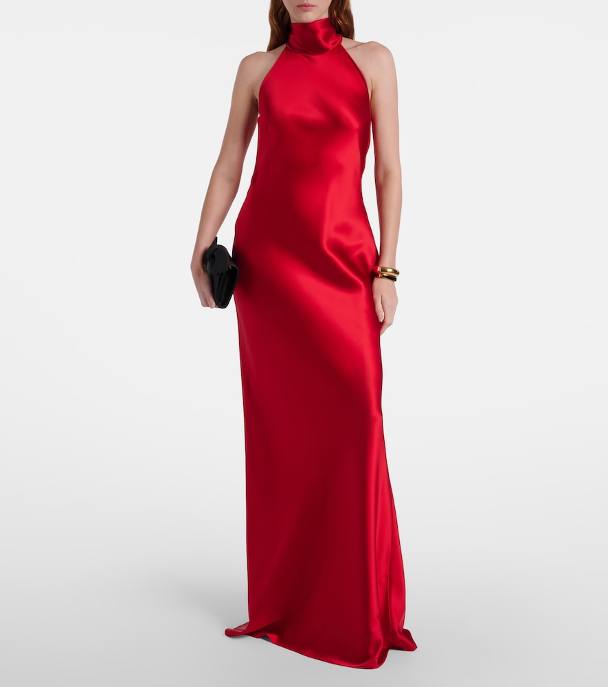 Ralph Lauren Collection Halterneck satin gown