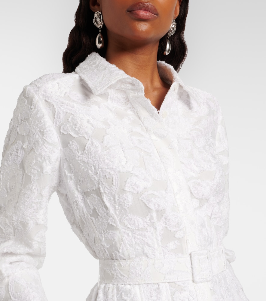  Simkhai Simkhai Robe Courtney Aus Organza-jacquard 