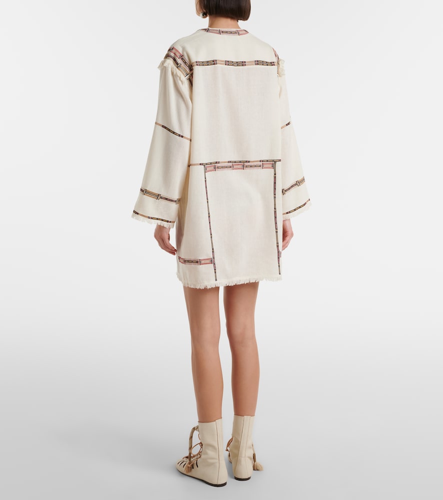  Isabel Marant Isabel Marant Besticktes Minikleid Freya Aus Seide 