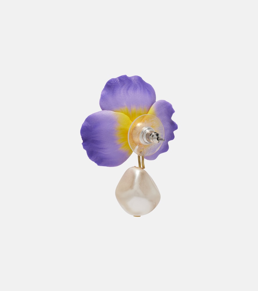  Jennifer Behr Jennifer Behr Embellished Floral Drop Earrings 