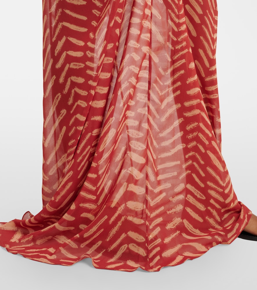 Johanna Ortiz Johanna Ortiz Maxikleid Aus Georgette 