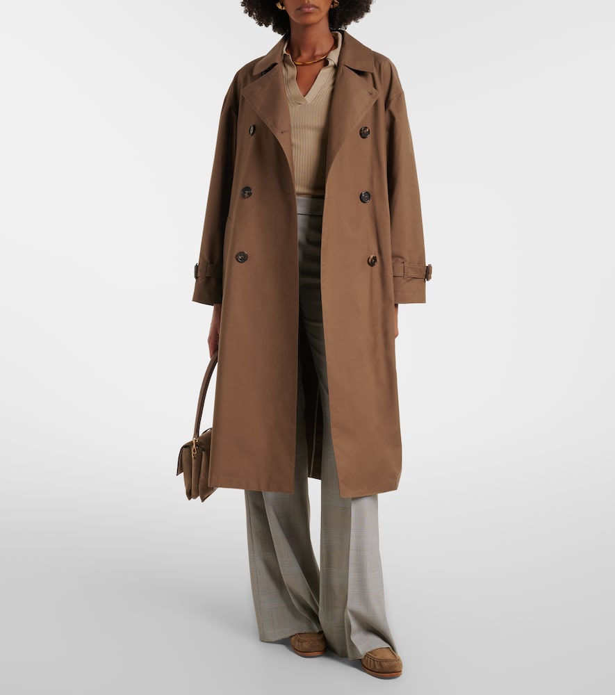 Cotton-Blend Trench Coat