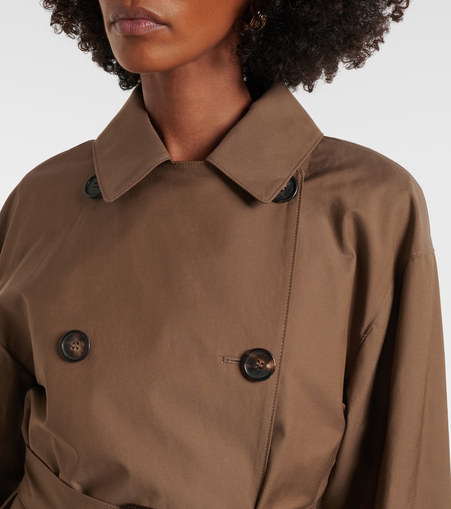  Max Mara Max Mara Cotton-blend Trench Coat 