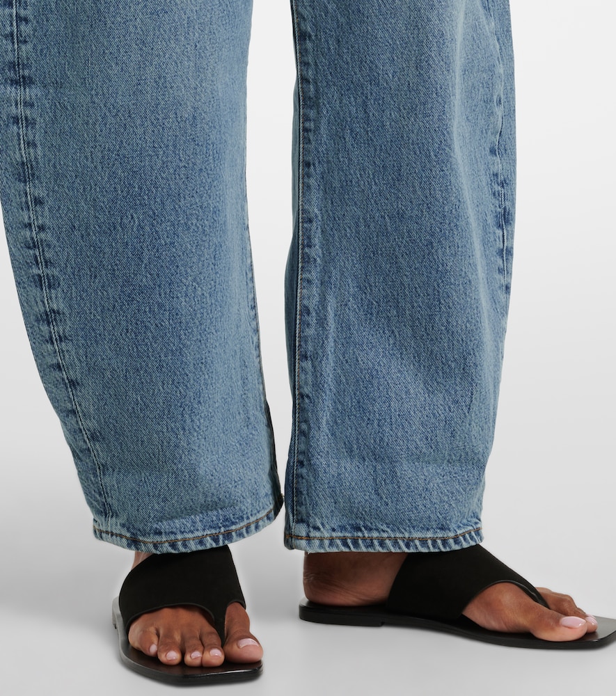 Bubble Barrel-Leg Jeans