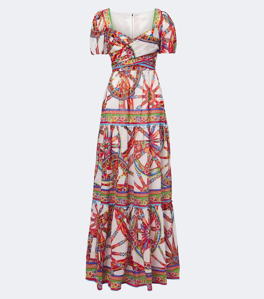 Maxikleid Carretto aus Baumwolle