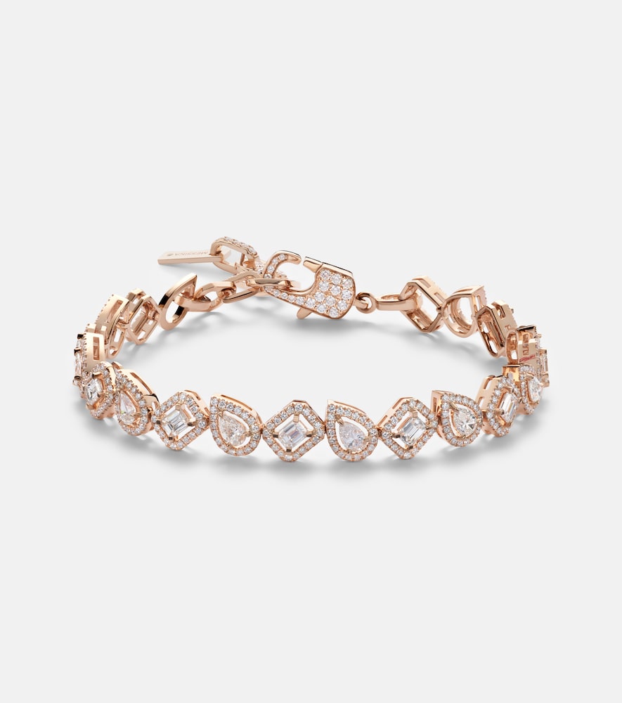 Messika My Twin 18kt rose gold bracelet with diamonds - Women's Jewelry And Watches