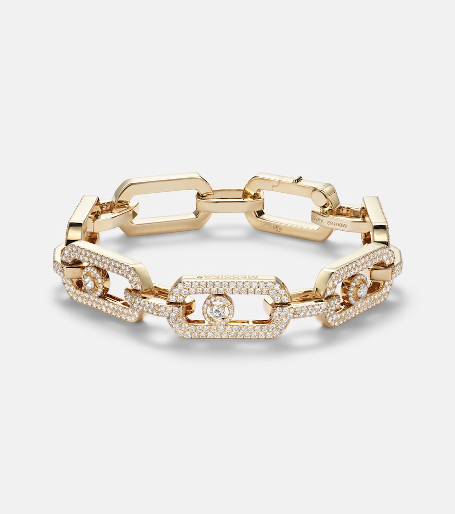 Messika So Move 18kt gold chain bracelet with diamonds - Women's Jewelry And Watches