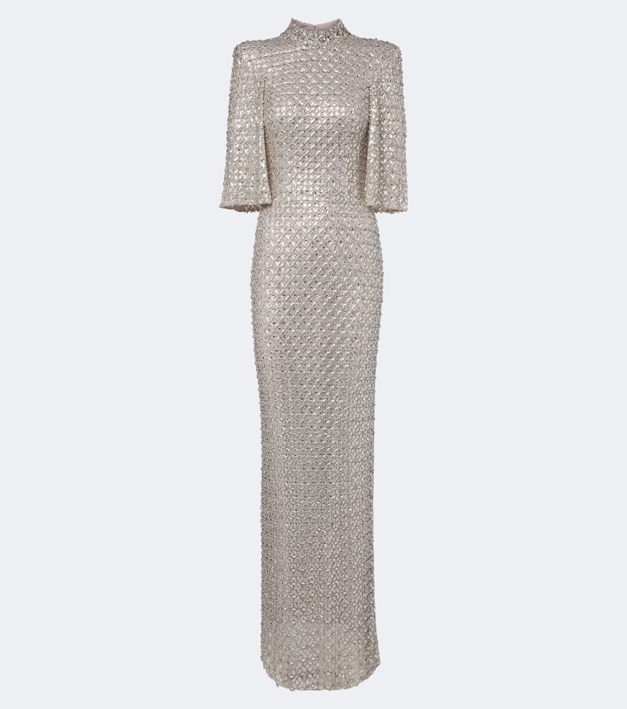 Jenny Packham Sedona embellished mesh gown - Women's Clothing