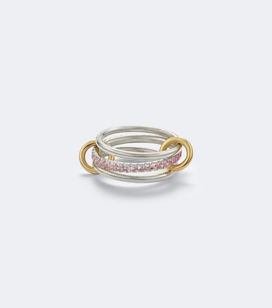 Spinelli Kilcollin Bague Tigris en argent sterling or 18 ct et saphirs 2100 €