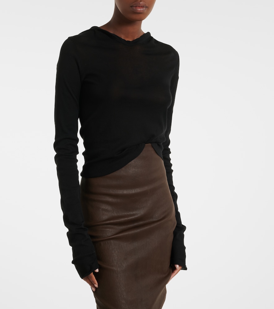  Rick Owens Rick Owens Top De Jersey De Algodón 