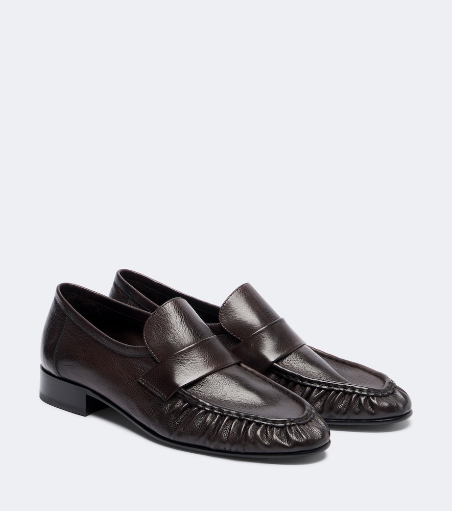 Loafers aus Leder
