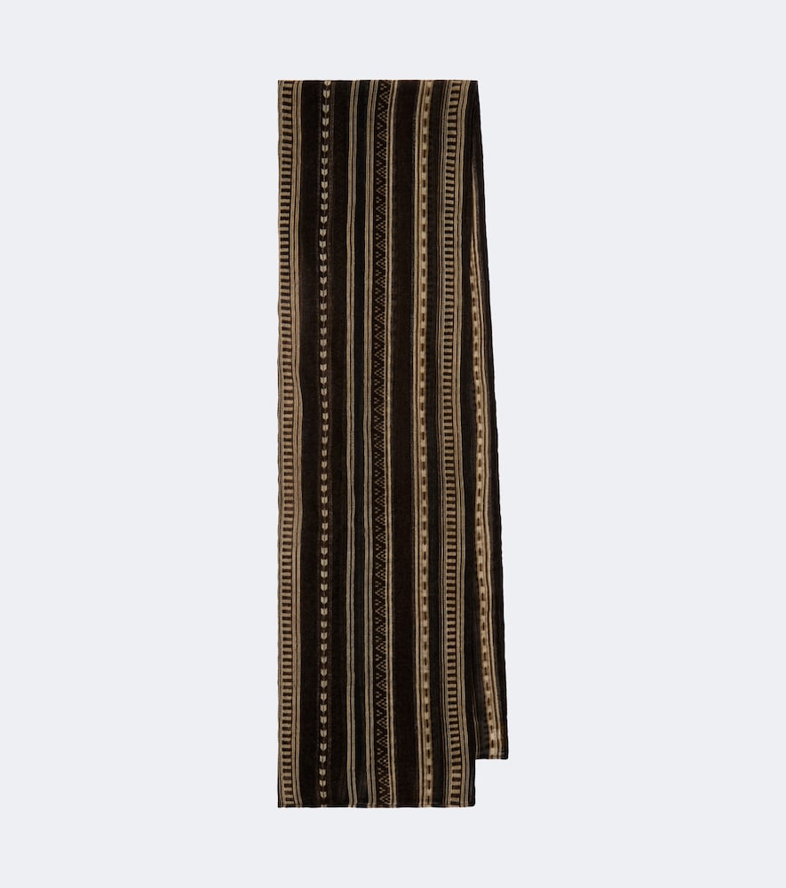 Schal aus Woll-Jacquard