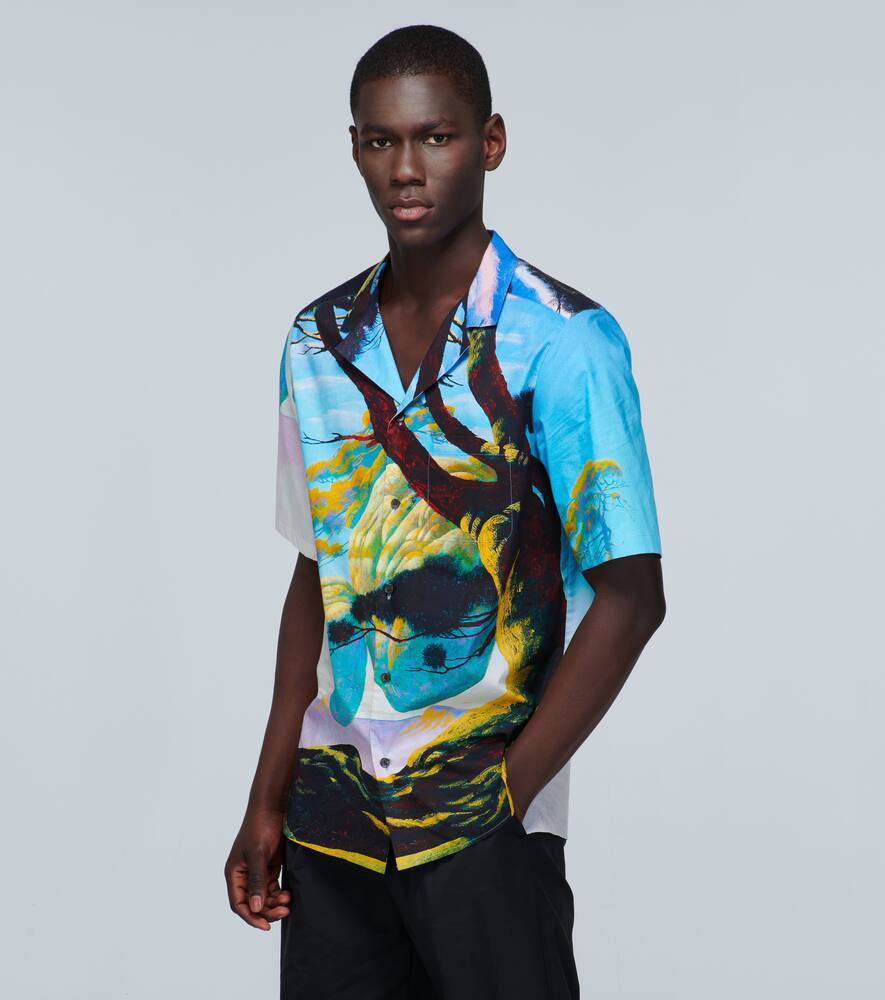 VALENTINO FLOATING ISLAND SHORT-SLEEVED SHIRT,P00470217
