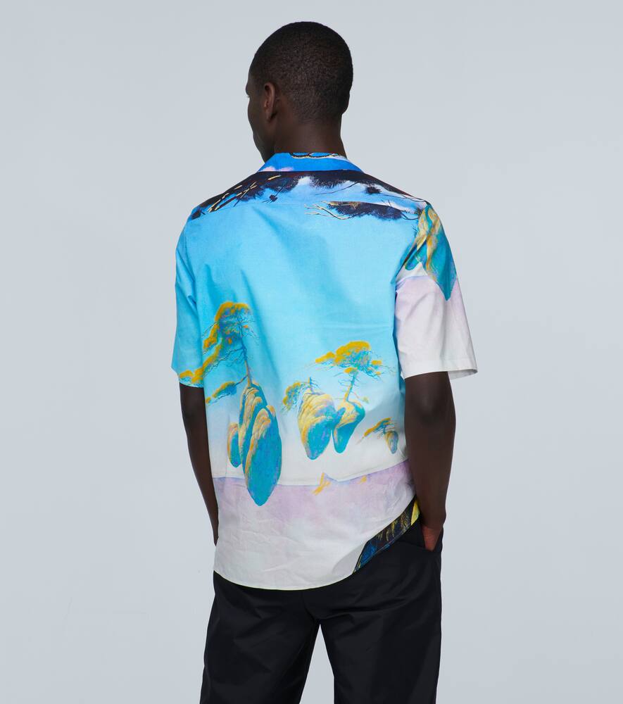 VALENTINO FLOATING ISLAND SHORT-SLEEVED SHIRT,P00470217
