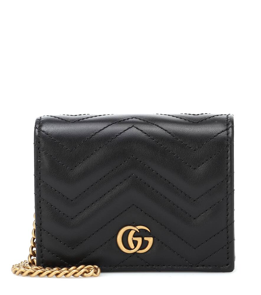 GG Marmont Mini wallet shoulder bagblack