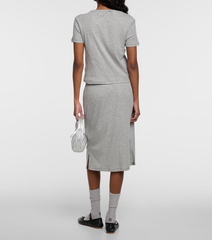 MIU MIU COTTON JERSEY T-SHIRT