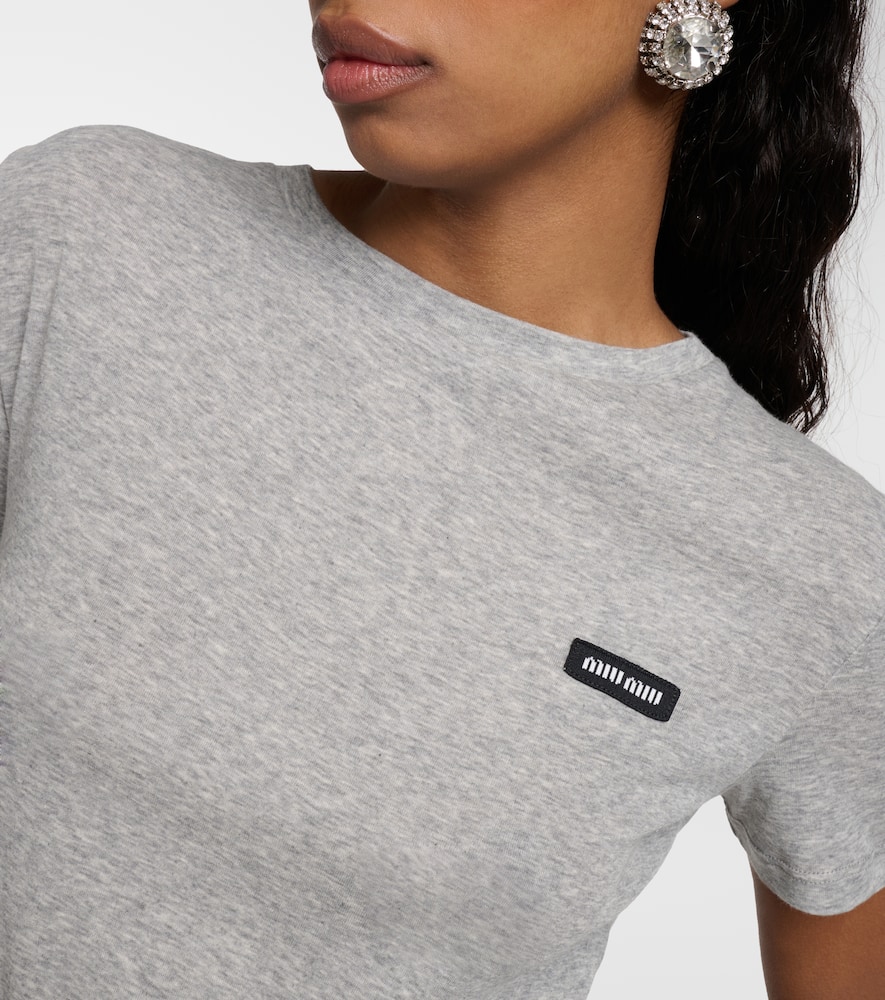 MIU MIU COTTON JERSEY T-SHIRT