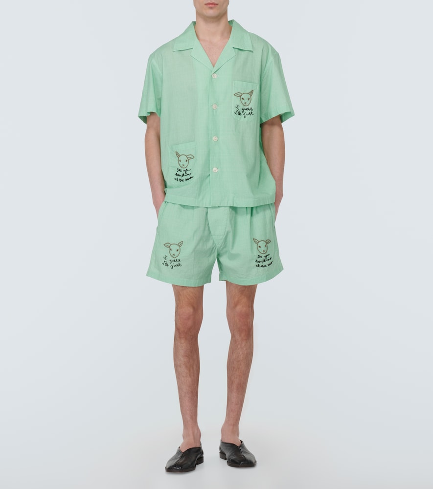  Bode Bode See You At The Barn Cotton Shirt 