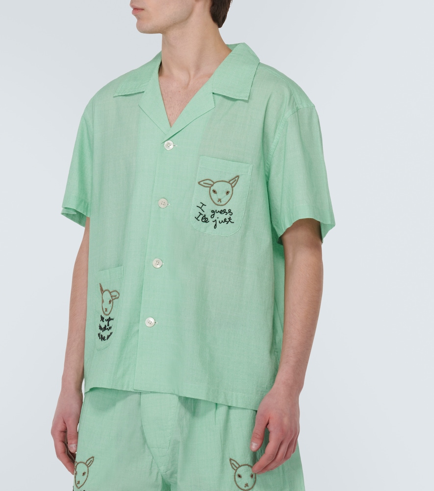  Bode Bode See You At The Barn Cotton Shirt 