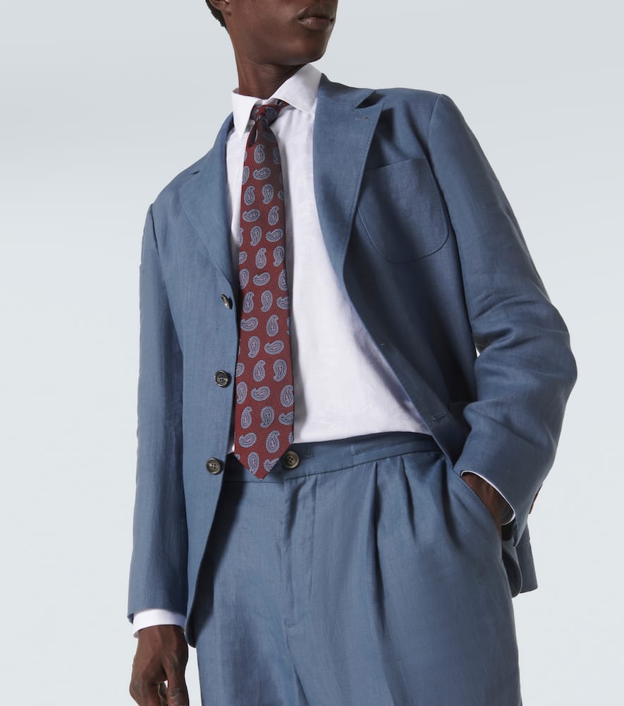 Etro Straight Shirt Long Sleeves Button Down Collar In White