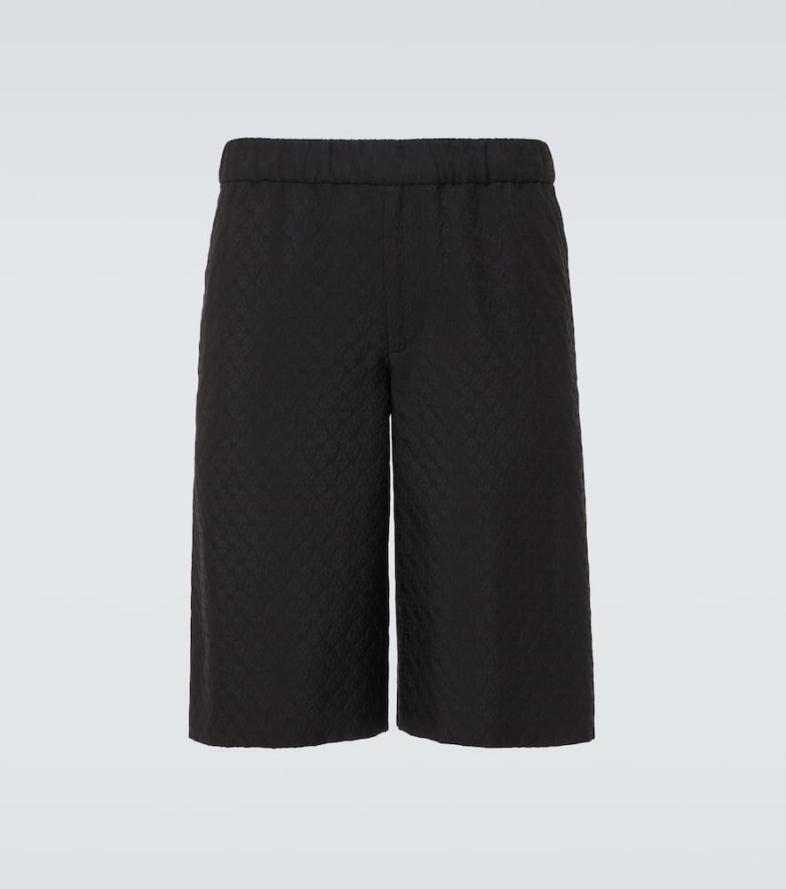 Skull Bermuda shorts