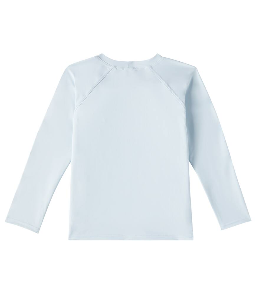 Liewood Noah Printed Rashguard Top In Blue