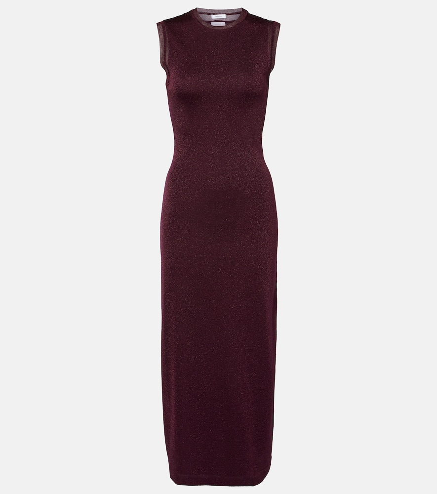 Lurex maxi dress