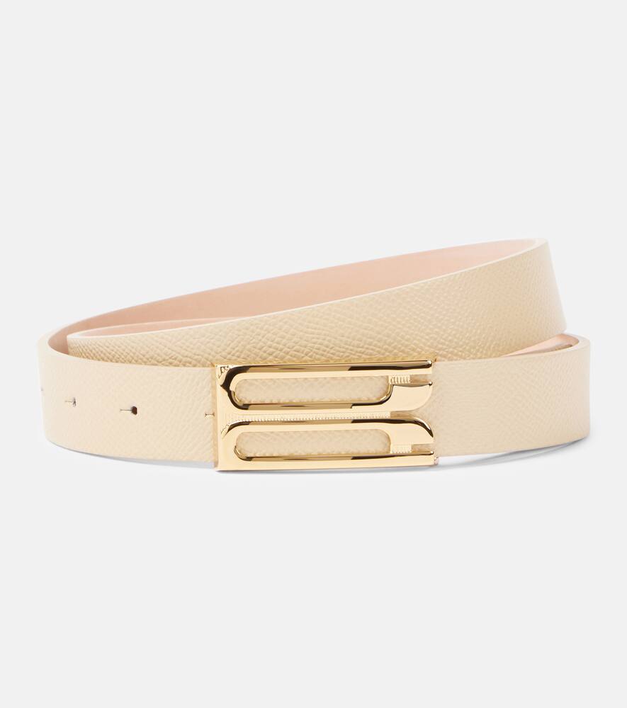 Victoria Beckham Frame leather belt