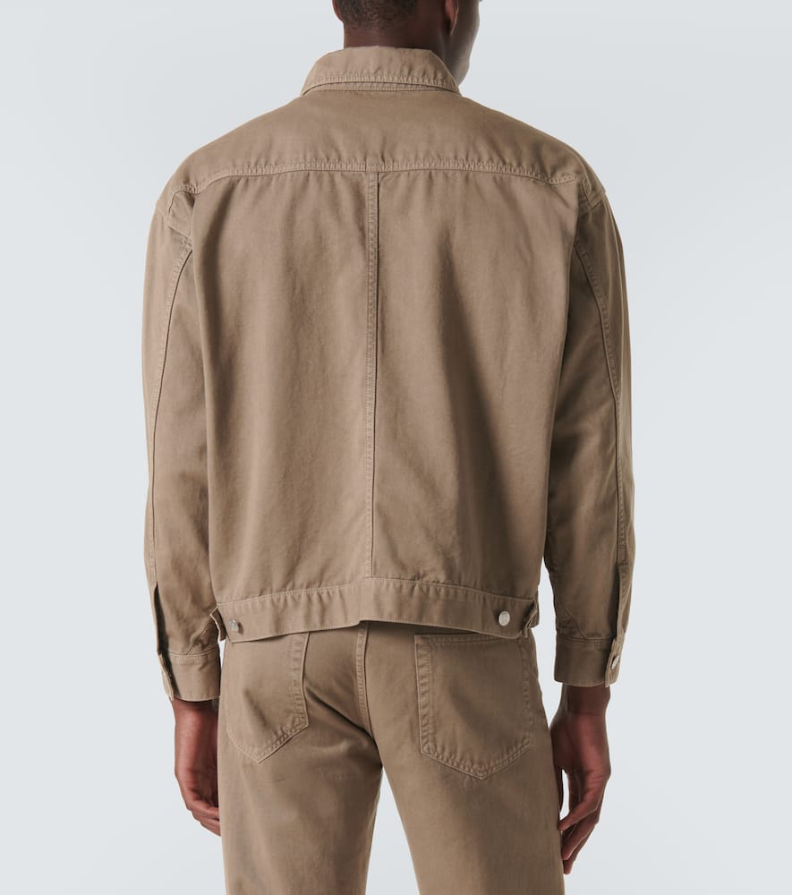 The Row Marcus Denim Jacket In Brown