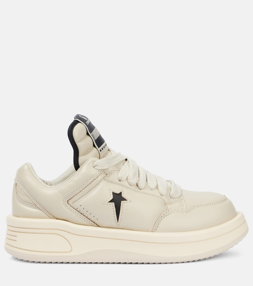 Rick Owens X Converse Turbowpn Leather Sneakers