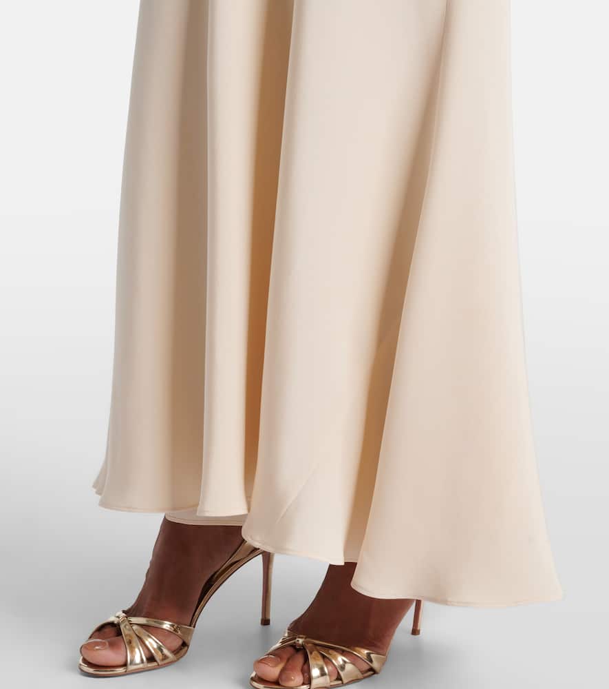 Roland Mouret Halterneck Embellished Silk Gown