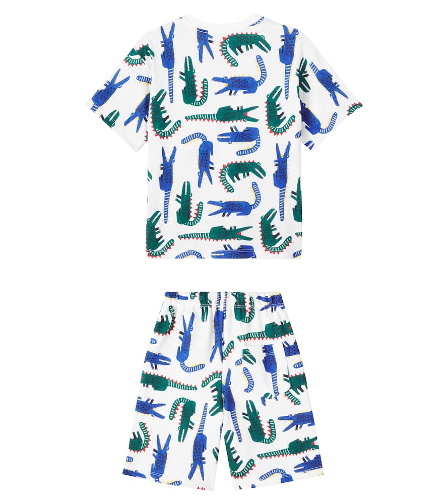 Fabula Fábula Jacassauro T-shirt And Shorts Set In Multi