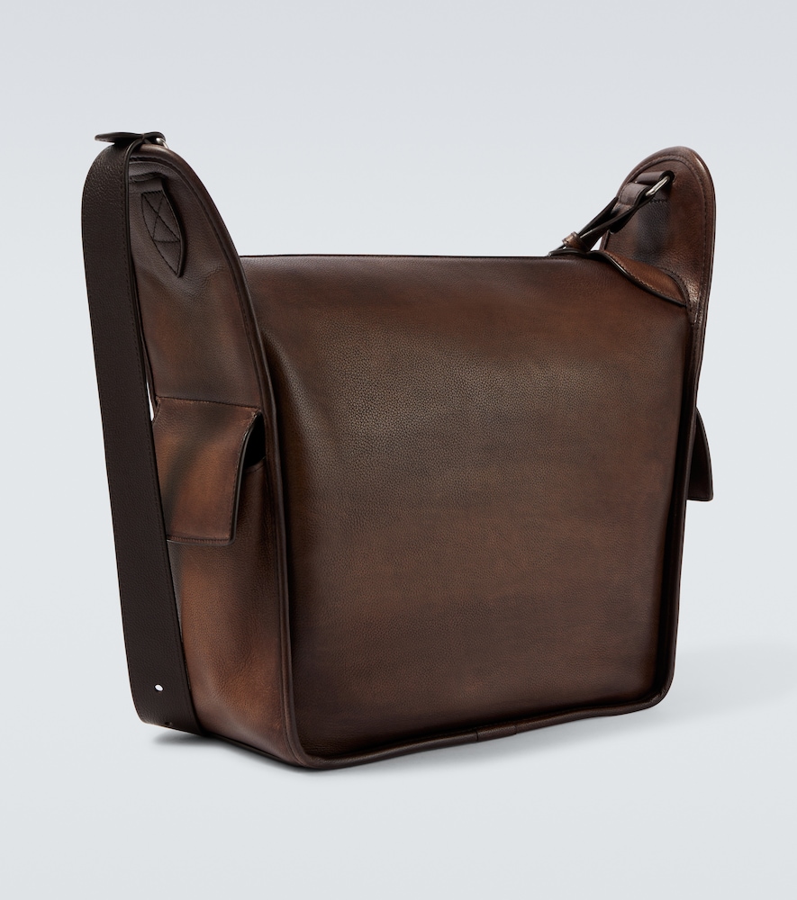  Berluti Berluti Pã©riple Scritto Venezia Leather Shoulder Bag 