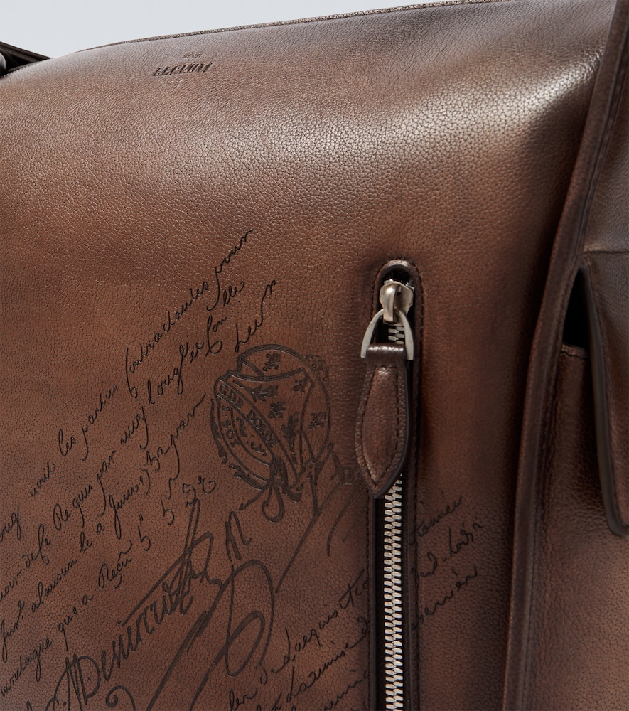  Berluti Berluti Pã©riple Scritto Venezia Leather Shoulder Bag 
