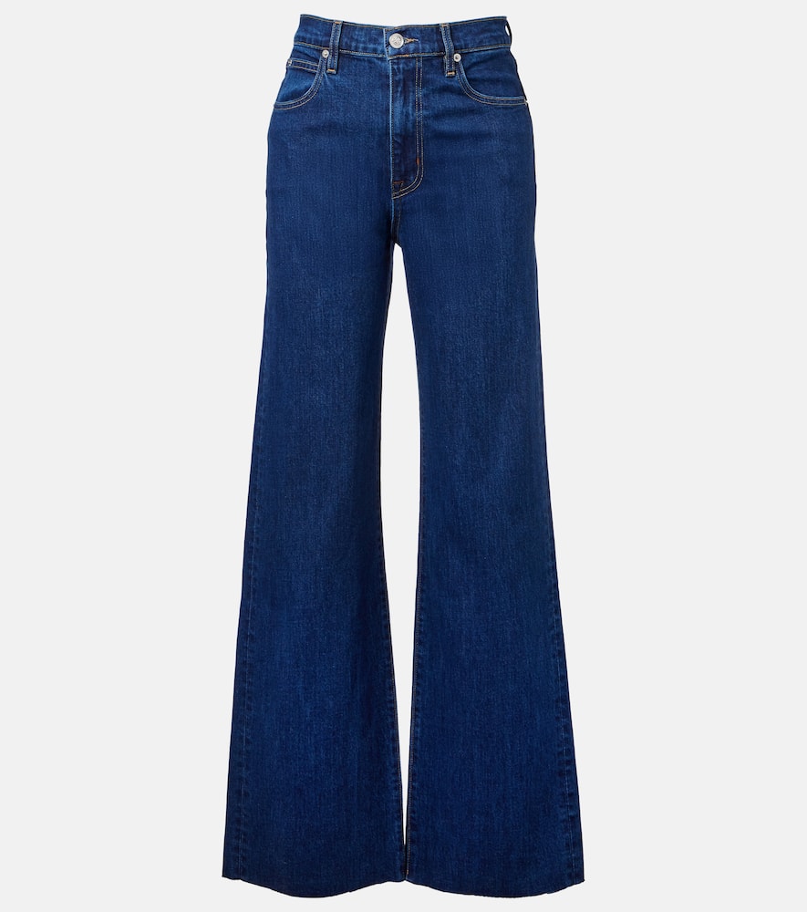 Grace high-rise wide-leg jeans