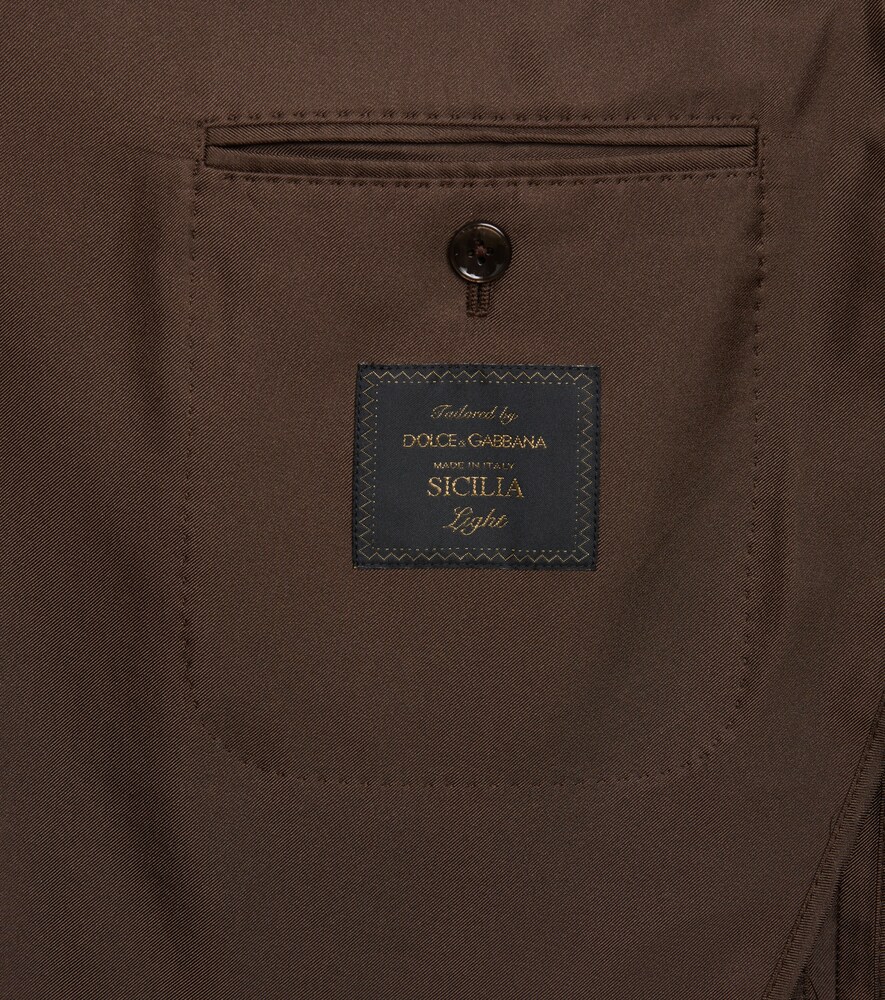  Dolce&gabbana Dolce&gabbana Double-breasted Silk Twill Blazer 