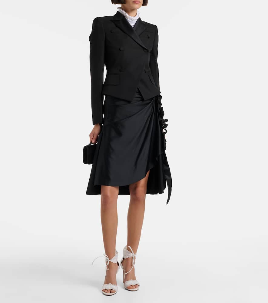 Gianvito Rossi Evie 105 Embroidered Leather Sandals In White