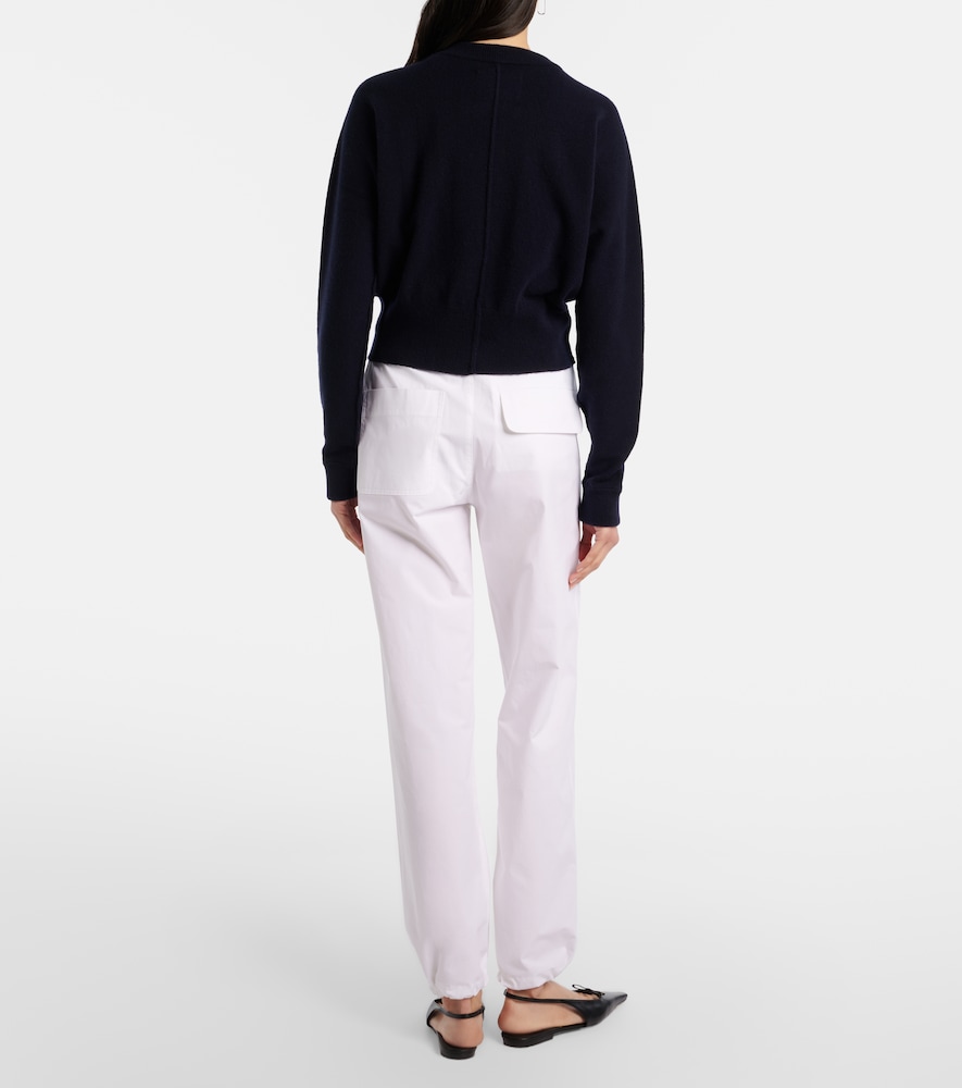  Victoria Beckham Victoria Beckham Hose Aus Baumwollpopeline 