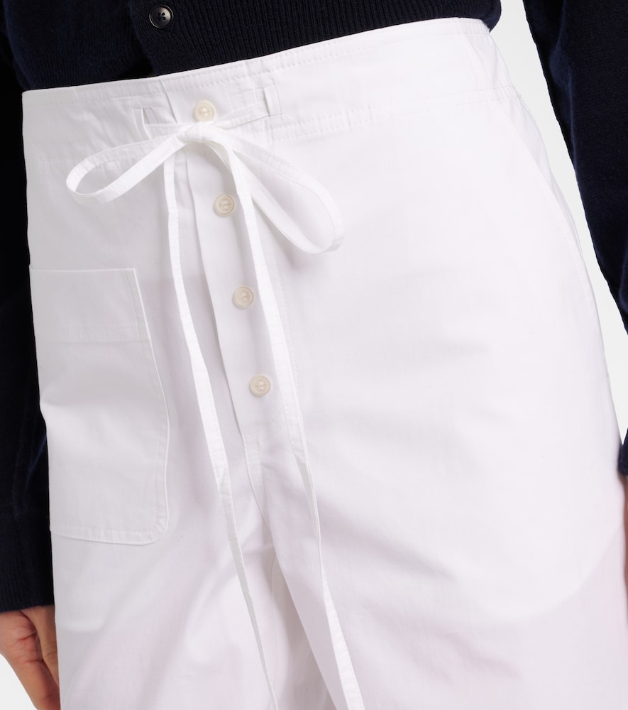  Victoria Beckham Victoria Beckham Hose Aus Baumwollpopeline 