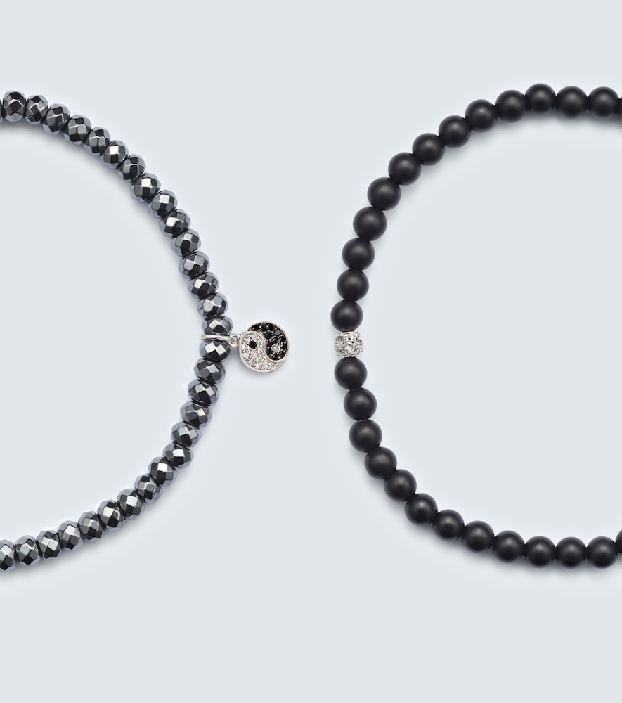  Sydney Evan Sydney Evan Set Aus Zwei Armbändern Mit 14kt Weißgold Und Edelsteinen 