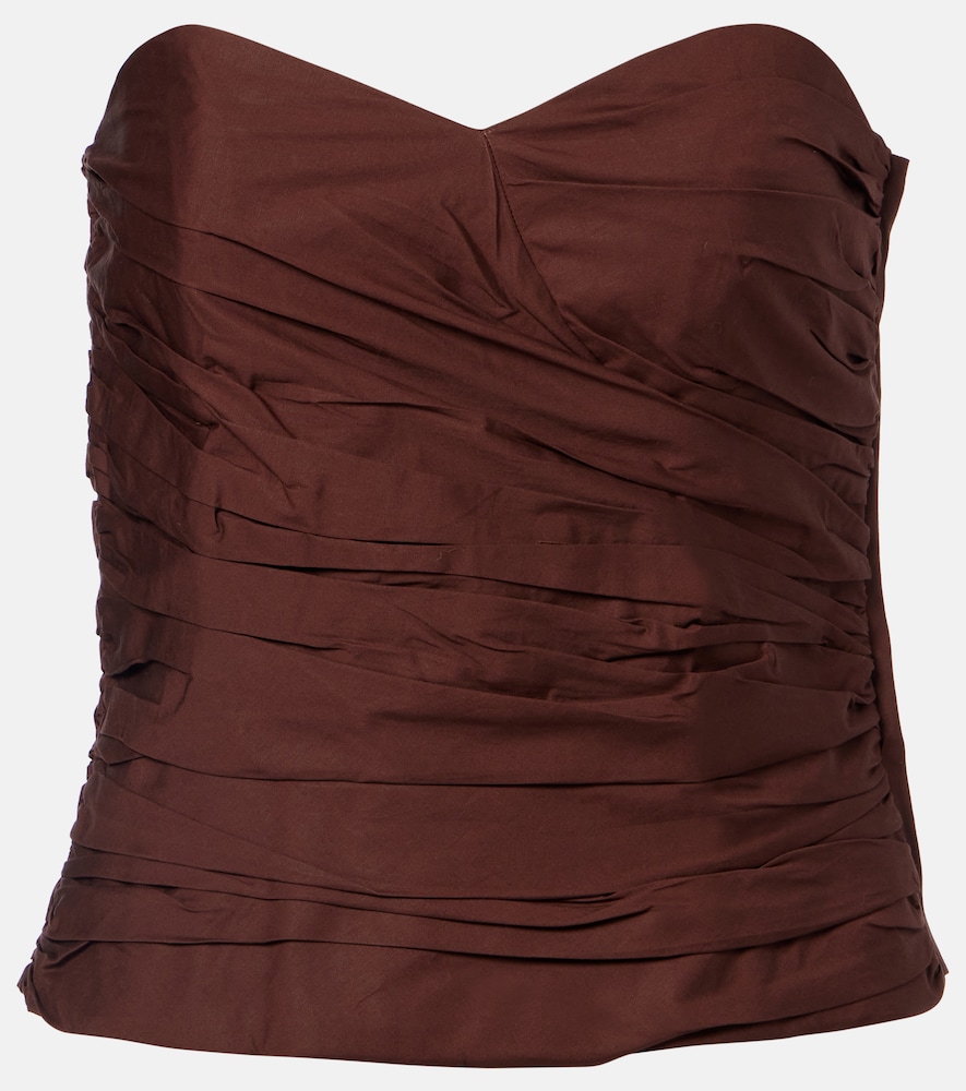 Adriana Degreas Top bustier en coton 245 €