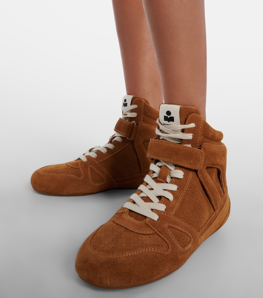 Isabel Marant Senny suede high-top sneakers